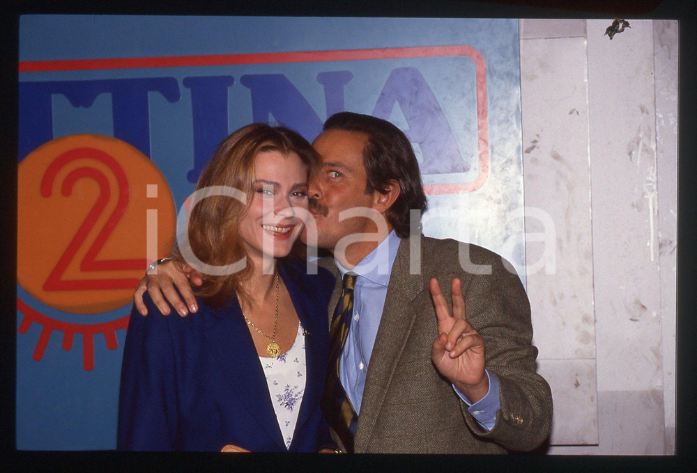 35mm vintage slide* 1988 Mattino 2 ALBERTO CASTAGNA ed ISABEL RUSSINOVA