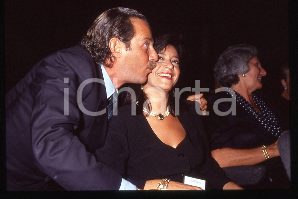 35mm vintage slide* 1995ca ALBERTO CASTAGNA con MARIA PUCCI ROMANO (9)