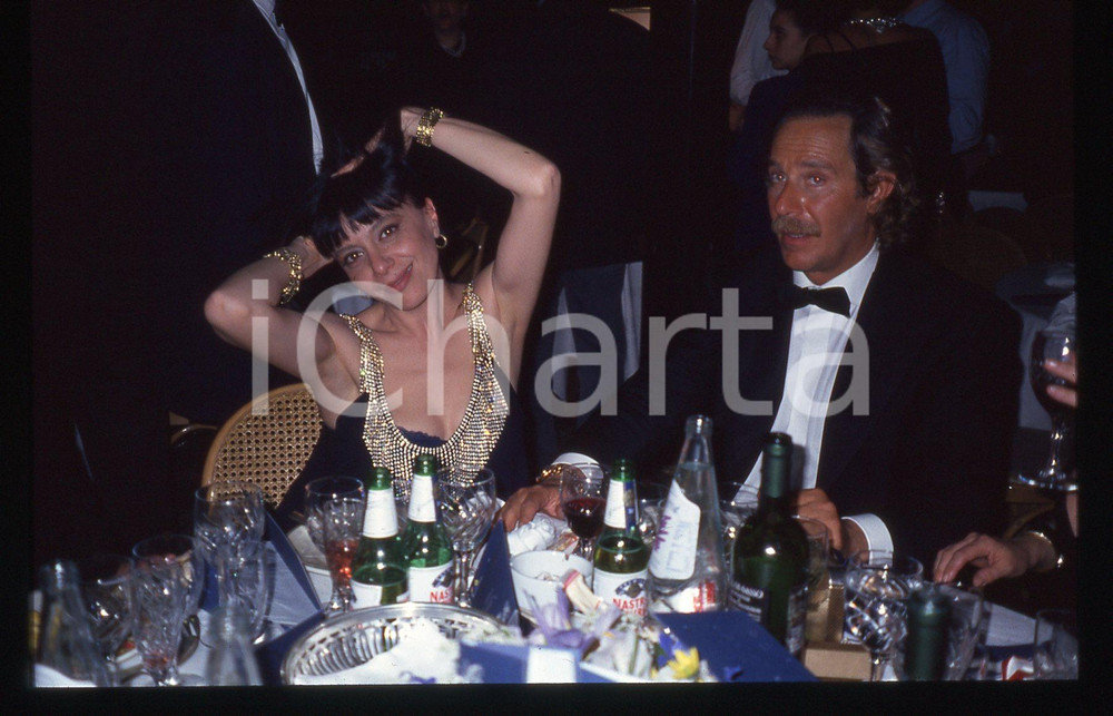 35mm vintage slide* 1993 Notte Telegatti ALBERTO CASTAGNA con PUCCI ROMANO (5)