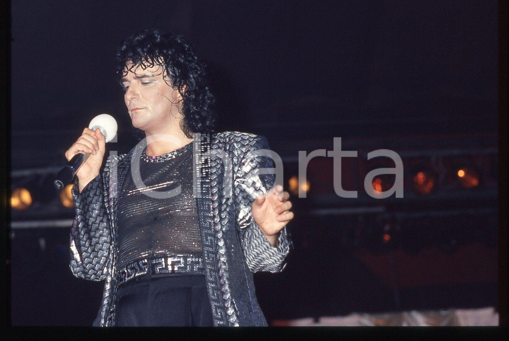 35mm vintage slide* 1986 Zero Tour RENATO ZERO durante un concerto (9)