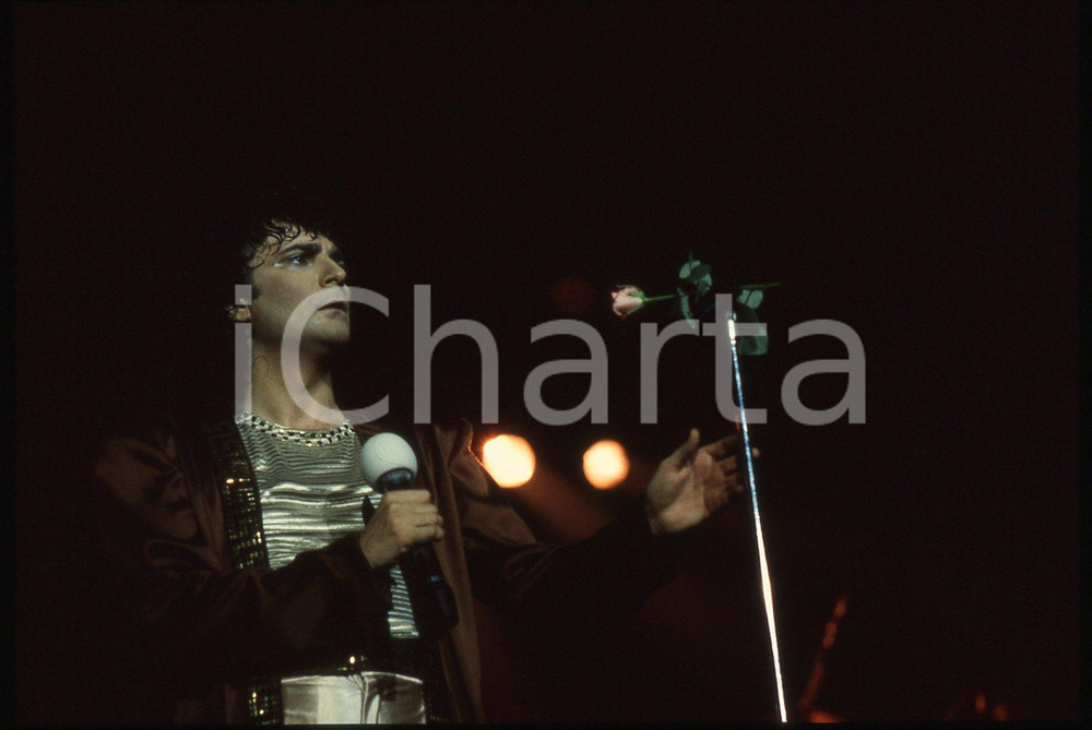 35mm vintage slide* 1986 Zero Tour RENATO ZERO durante un concerto (15)