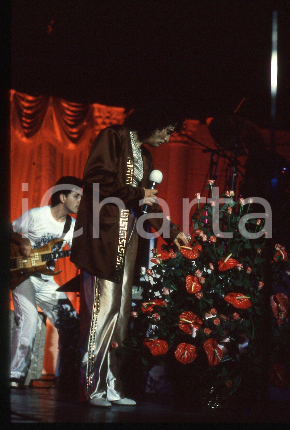 35mm vintage slide* 1986 Zero Tour RENATO ZERO durante un concerto (16)