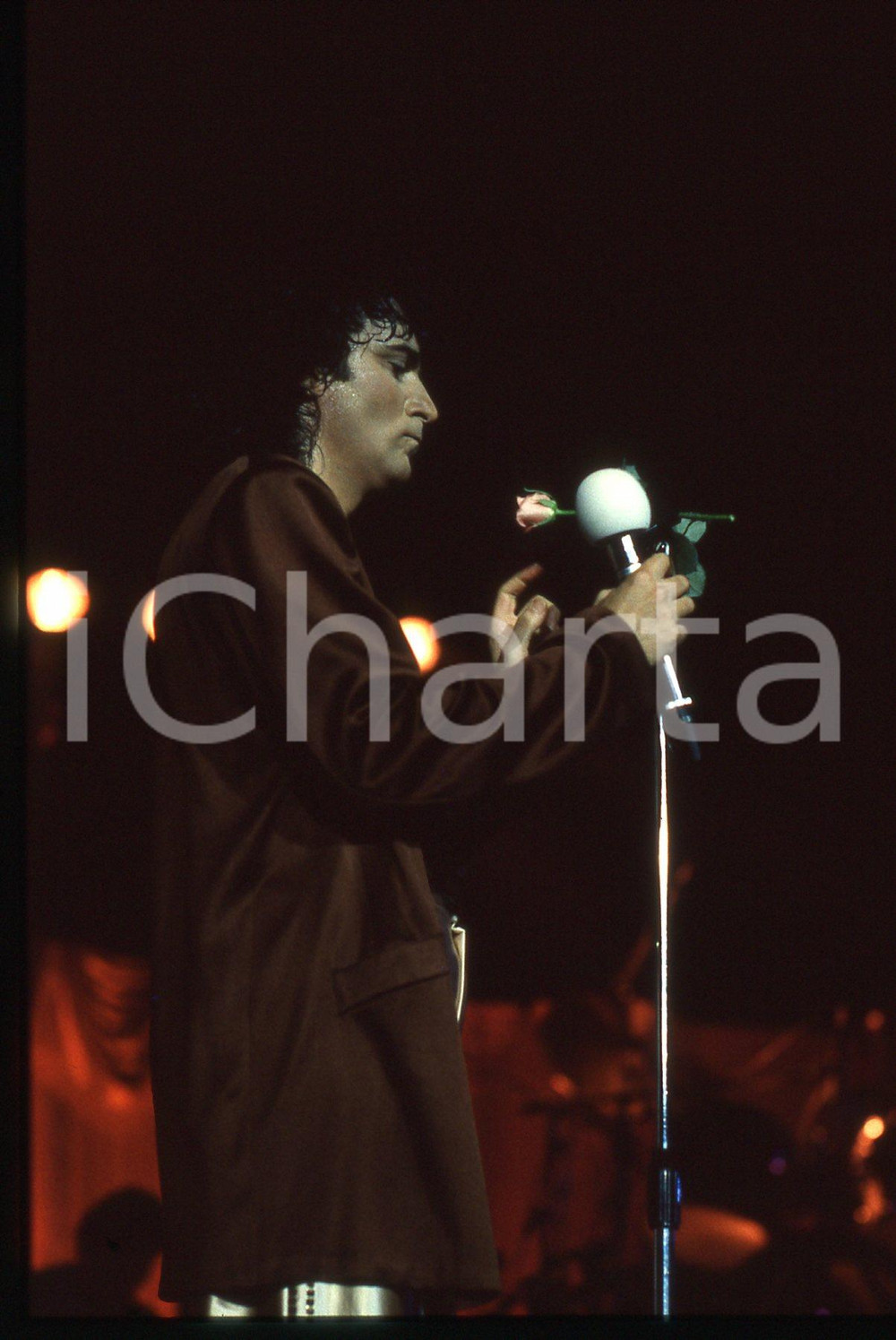 35mm vintage slide* 1986 Zero Tour RENATO ZERO durante un concerto (19)