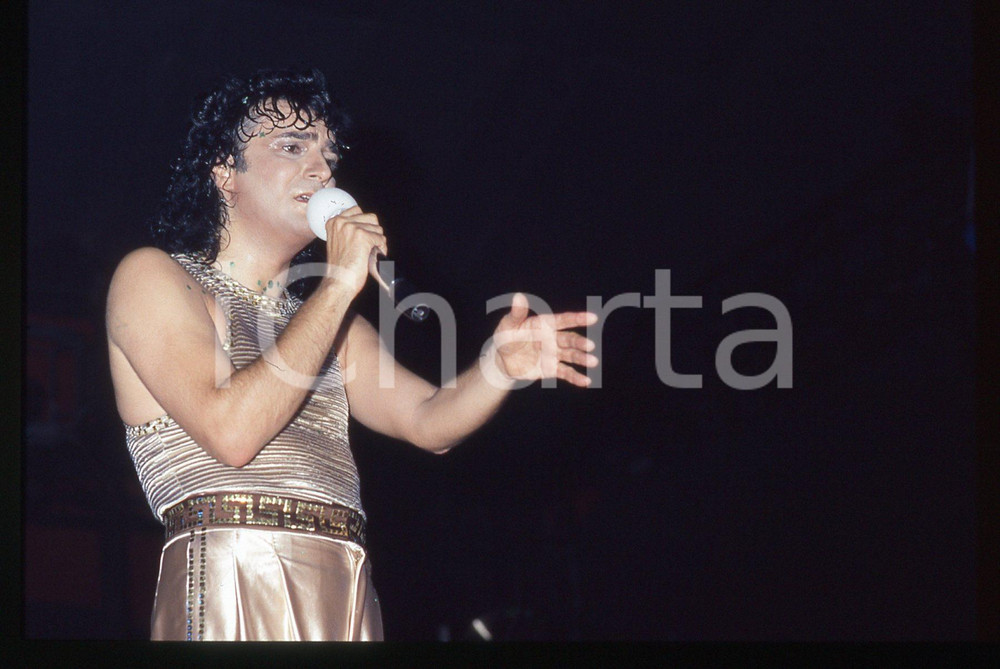 35mm vintage slide* 1986 Zero Tour RENATO ZERO durante un concerto (41)