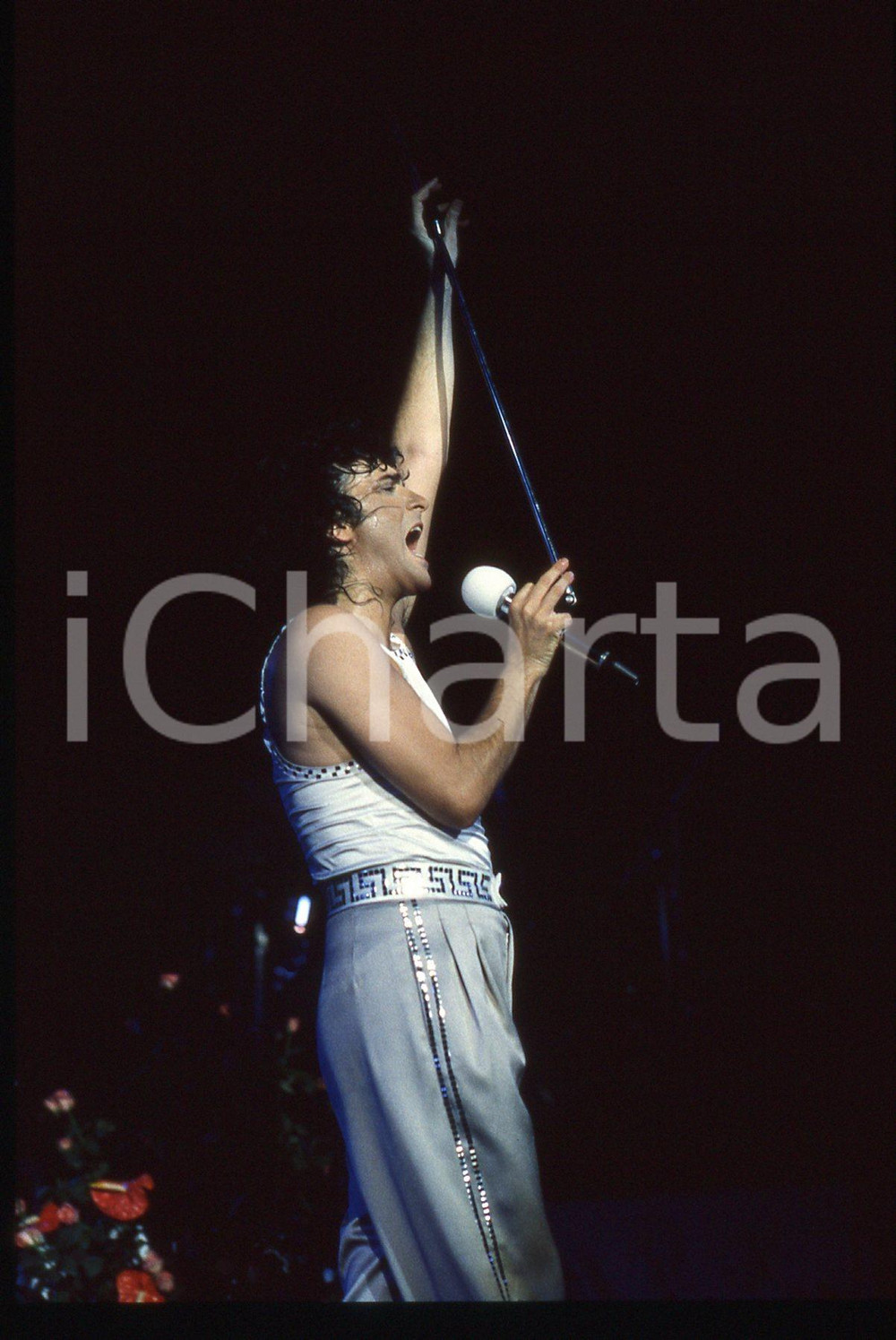 35mm vintage slide* 1986 Zero Tour RENATO ZERO durante un concerto (53)