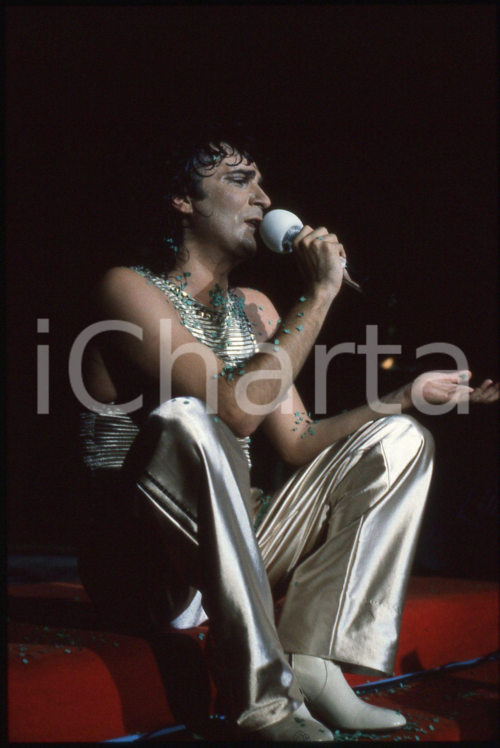35mm vintage slide* 1986 Zero Tour RENATO ZERO durante un concerto (55)