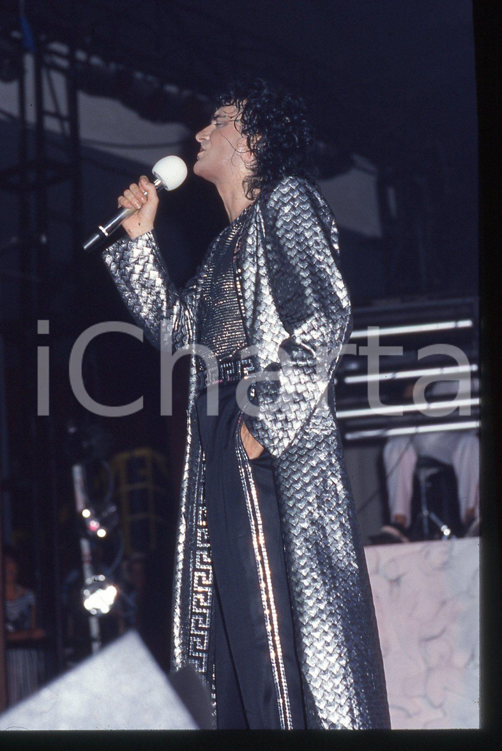 35mm vintage slide* 1986 Zero Tour RENATO ZERO durante un concerto (79)