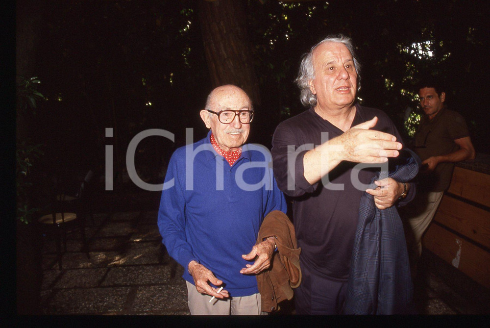 35mm vintage slide*1990ca La Versiliana SERGIO BERNARDINI  con FRANCESCHI 