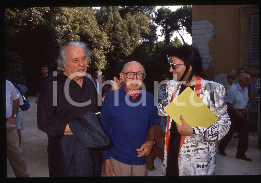 35mm vintage slide*1990ca La Versiliana RENATO ZERO, BERNARDINI E FRANCESCHI (6)