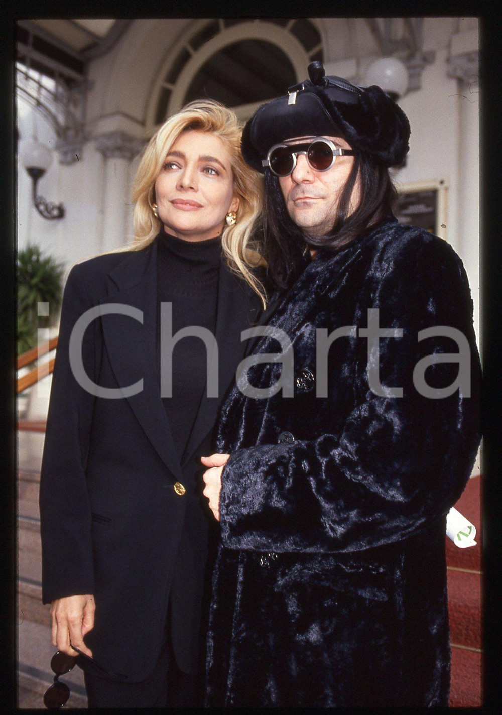 35mm vintage slide*1993 Presentazione Sanremo '94, RENATO ZERO e MARA VENIER (5)