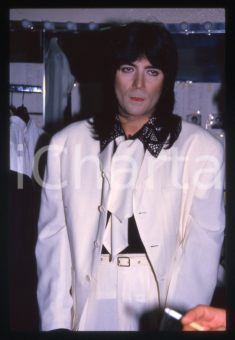 35mm vintage slide* 1987 RENATO ZERO partecipa al Raffaella Carrà Show 
