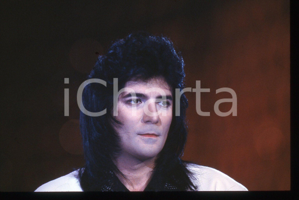 35mm vintage slide* 1987 RENATO ZERO partecipa al Raffaella Carrà Show (2)