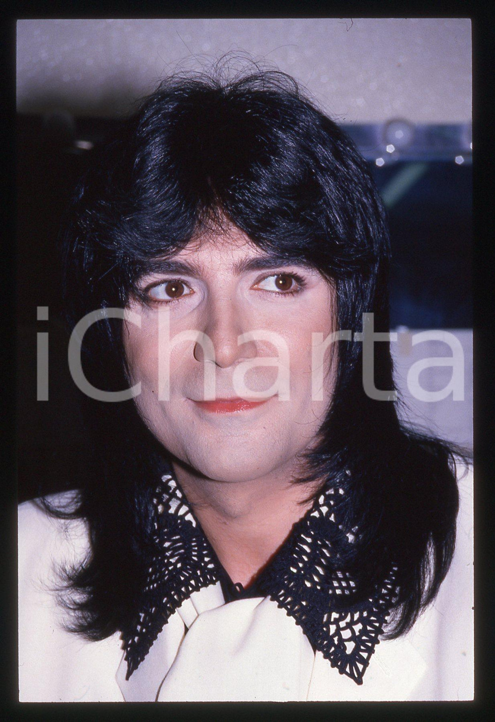 35mm vintage slide* 1987 RENATO ZERO partecipa al Raffaella Carrà Show (10)