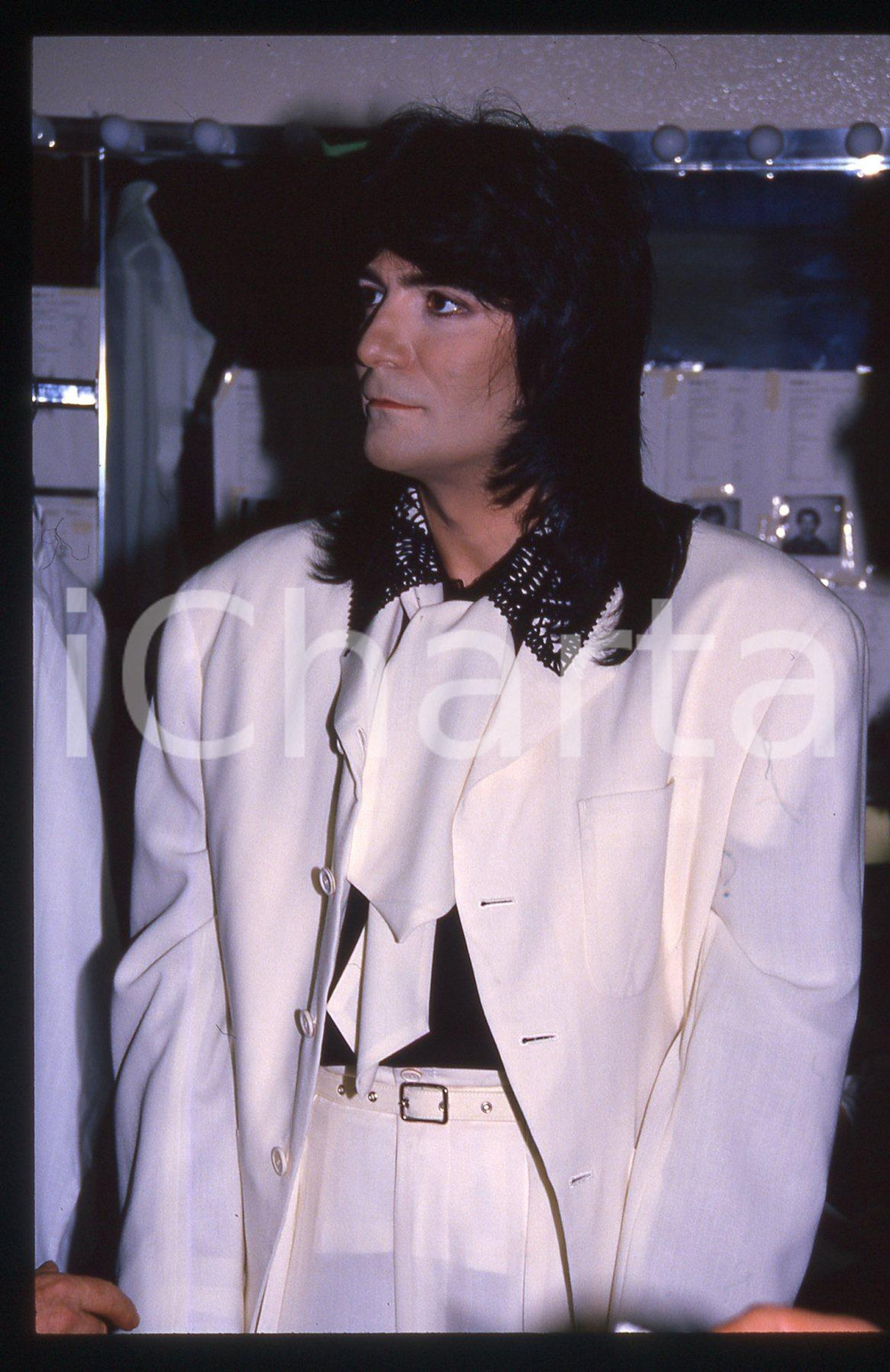 35mm vintage slide* 1987 RENATO ZERO partecipa al Raffaella Carrà Show (12)