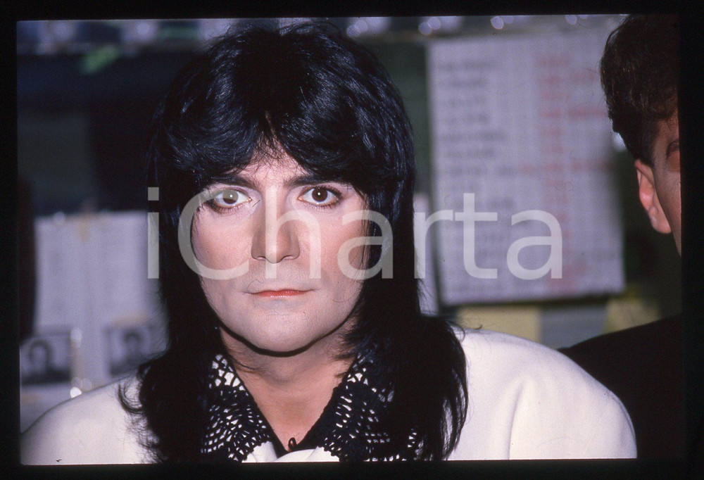 35mm vintage slide* 1987 RENATO ZERO partecipa al Raffaella Carrà Show (15)