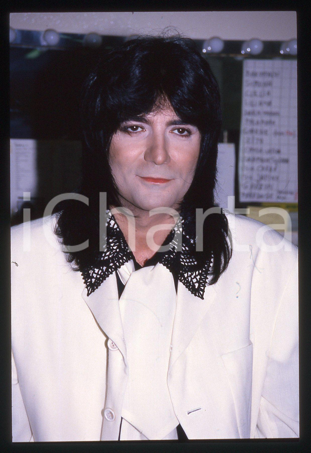 35mm vintage slide* 1987 RENATO ZERO partecipa al Raffaella Carrà Show (16)