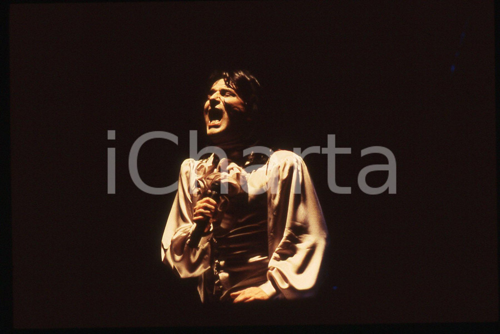 35mm vintage slide* 1988 Tour Zerolive RENATO ZERO durante un concerto 