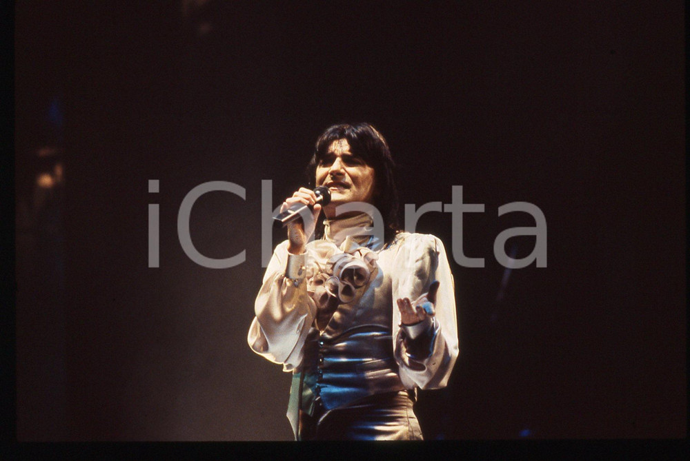 35mm vintage slide* 1988 Tour Zerolive RENATO ZERO durante un concerto (25)