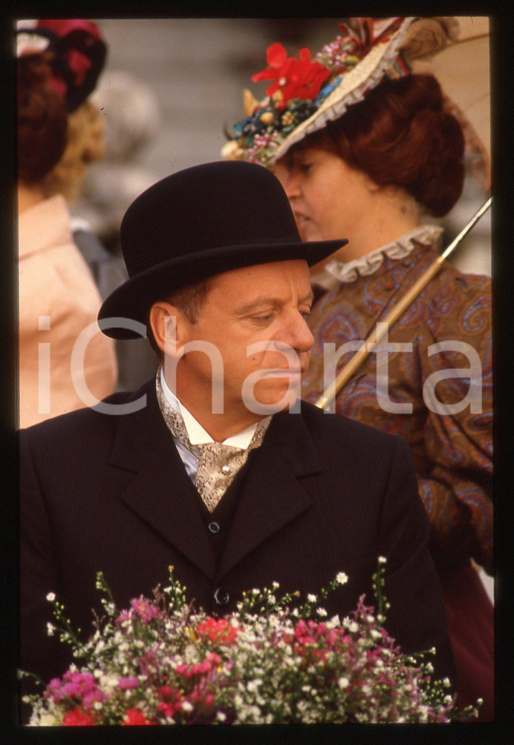 35mm vintage slide* 1988 La Coscienza di Zeno Johnny DORELLI scena del film (3)