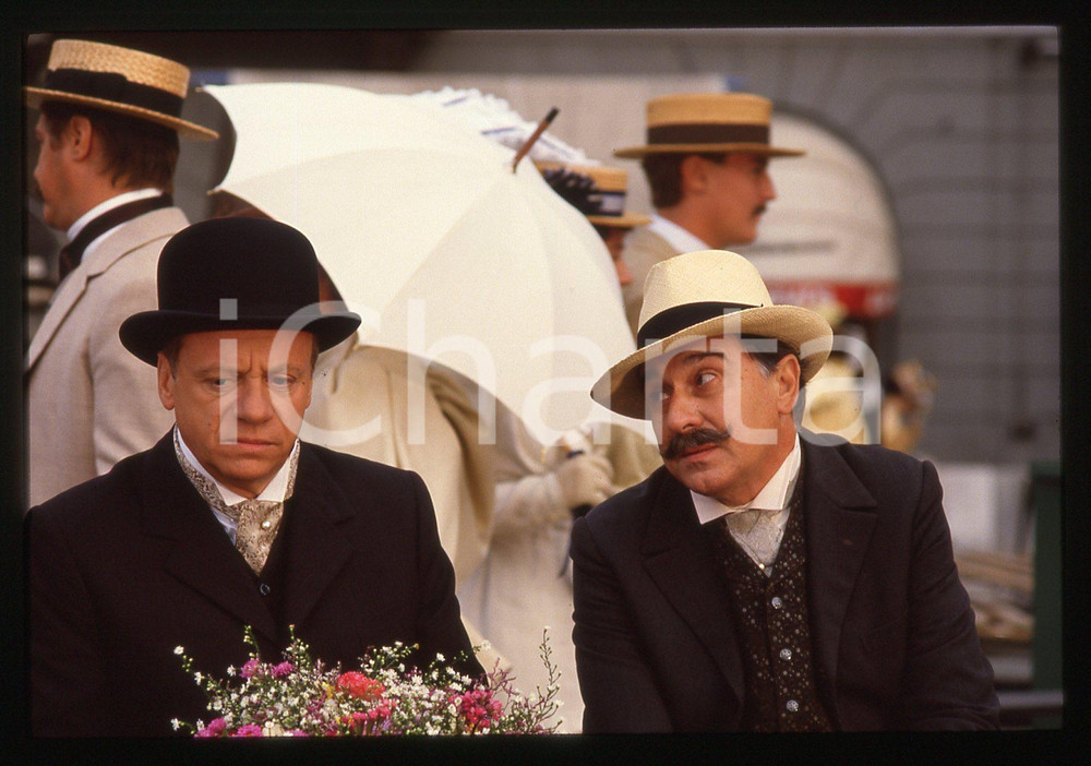35mm vintage slide* 1988 La Coscienza di Zeno Johnny DORELLI e Mario MARANZANA