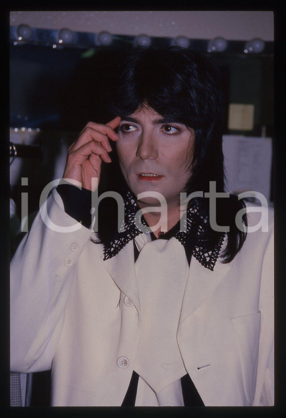 35mm vintage slide* 1987 RENATO ZERO partecipa al Raffaella Carrà Show (17)