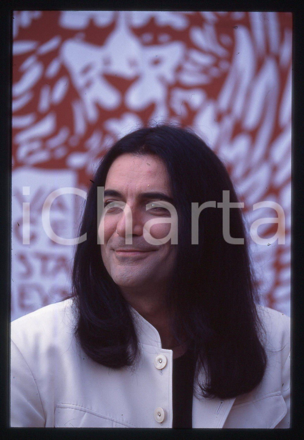 35mm vintage slide* 1994 Festival Cinema Venezia Renato ZERO ritratto (5)
