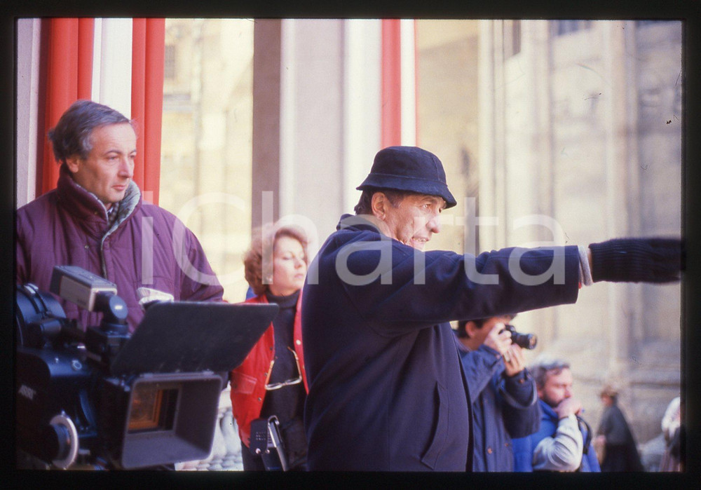 35mm vintage slide* 1989 I promessi Sposi regista Salvatore NOCITA sul set (2)