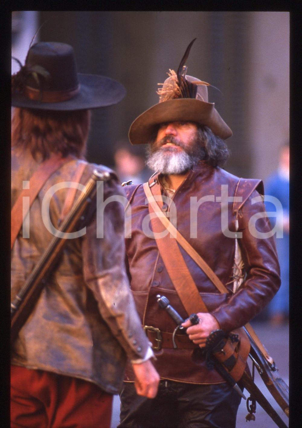 35mm vintage slide* 1989 I promessi Sposi di Salvatore NOCITA due bravi in scena