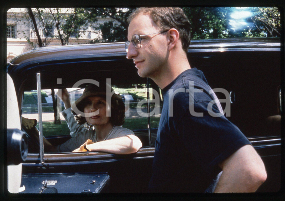 35mm vintage slide* 1993 King of the Hill sul set il regista Steven SODERBERGH