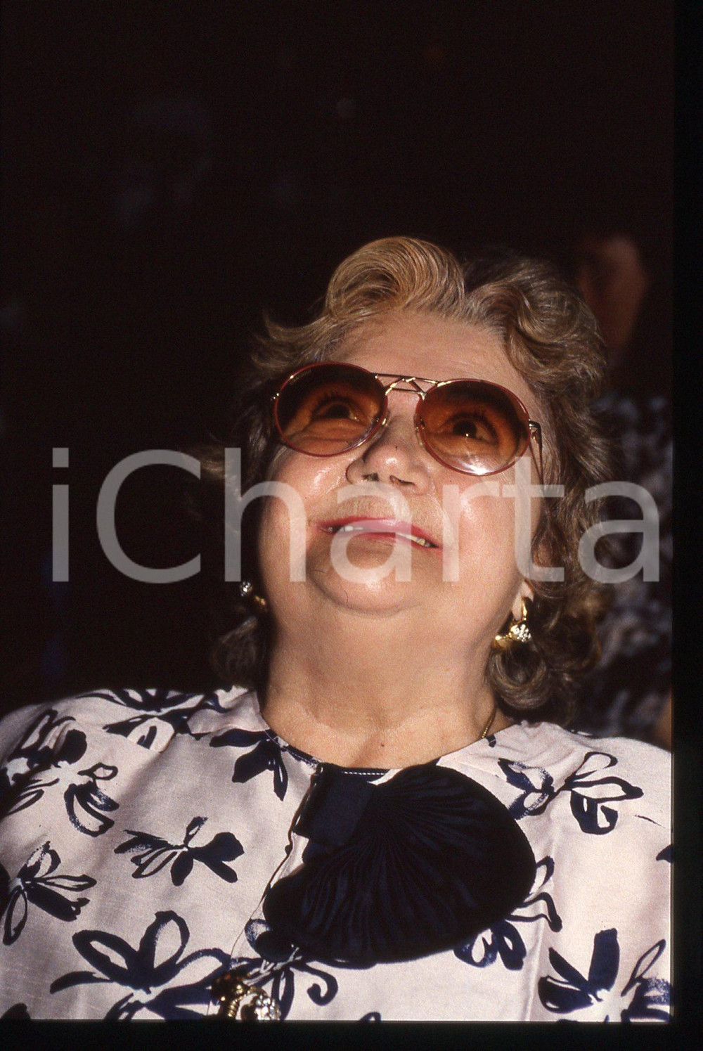 Fotografia d epoca originale 35mm vintage slide 1990ca Ada PICA FIACCHINI madre di Renato ZERO 1