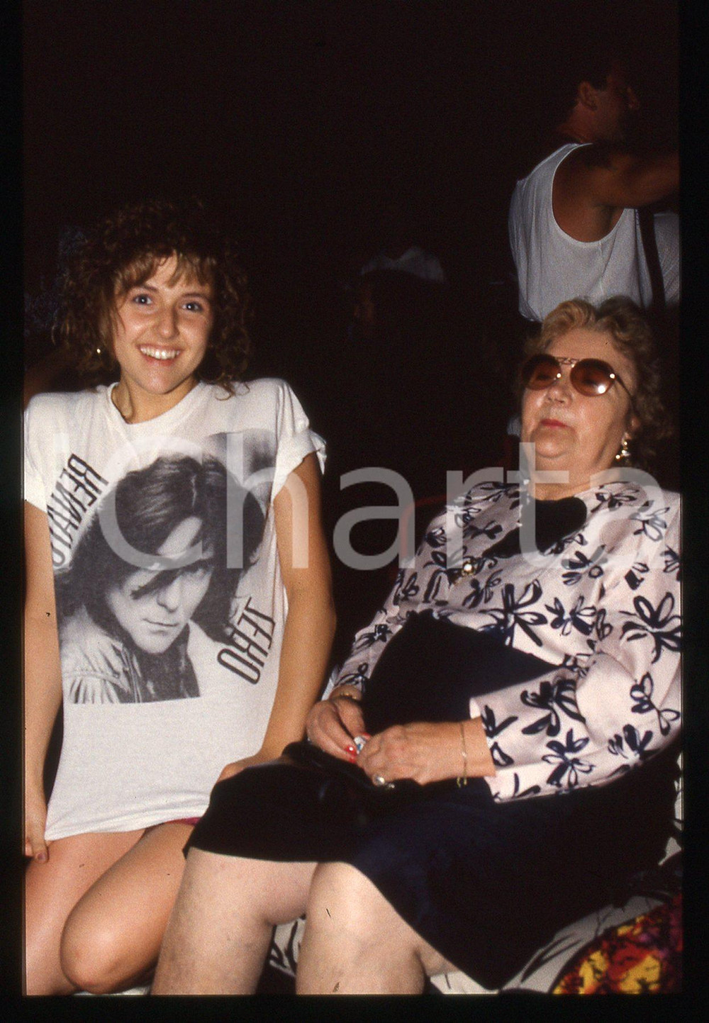 Fotografia d epoca originale 35mm vintage slide 1990ca Ada PICA FIACCHINI madre di Renato ZERO 2 1