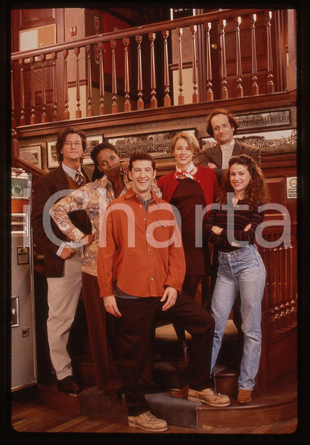 35mm vintage slide* 1996 serie tv americana BOSTON COMMON cast