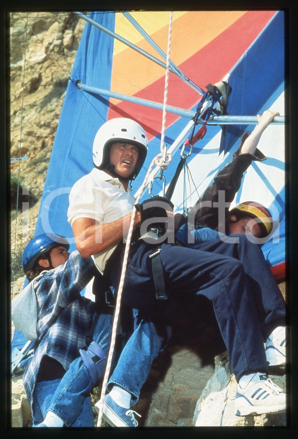 Fotografia d epoca originale 35mm vintage slide1990ca Serie tv BAYWATCH David HASSELHOFF Mitch Buchannon 3 1