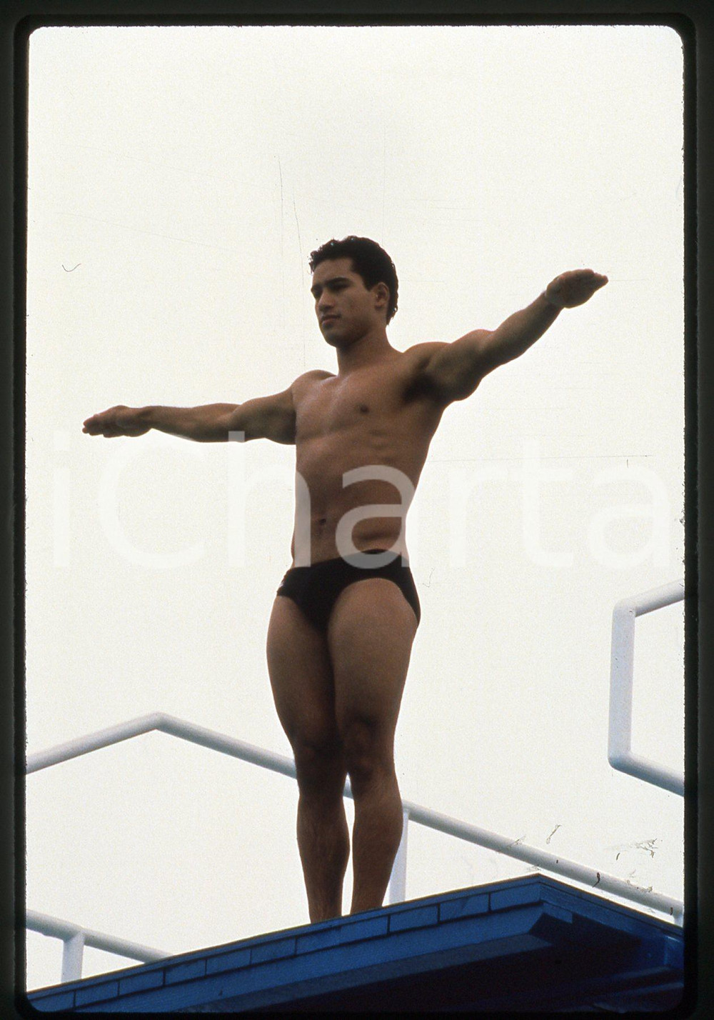 35mm vintage slide* 1997 Breaking the Surface,  Mario LOPEZ - Greg Louganis