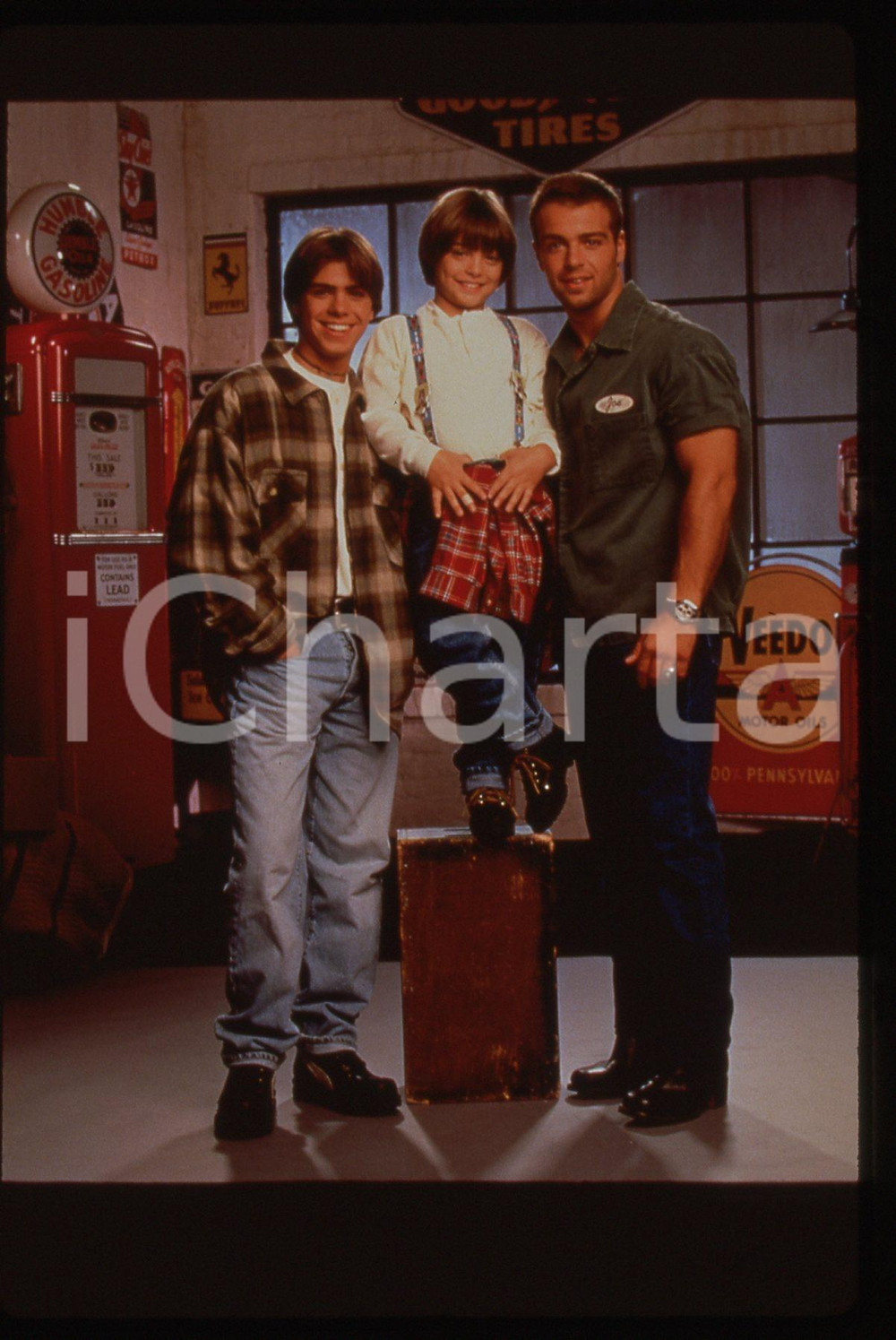 35mm vintage slide* 1996 BROTHERLY LOVE Joey, Matthew e Andrew LAWRENCE (3)