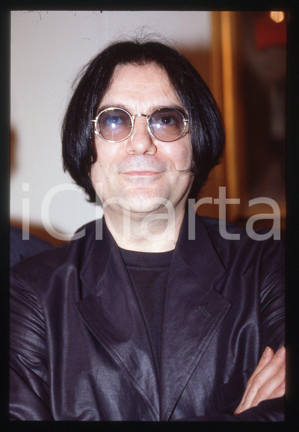 35mm vintage slide*1999 Pavarotti & Friends Renato ZERO ritratto del cantante(3)