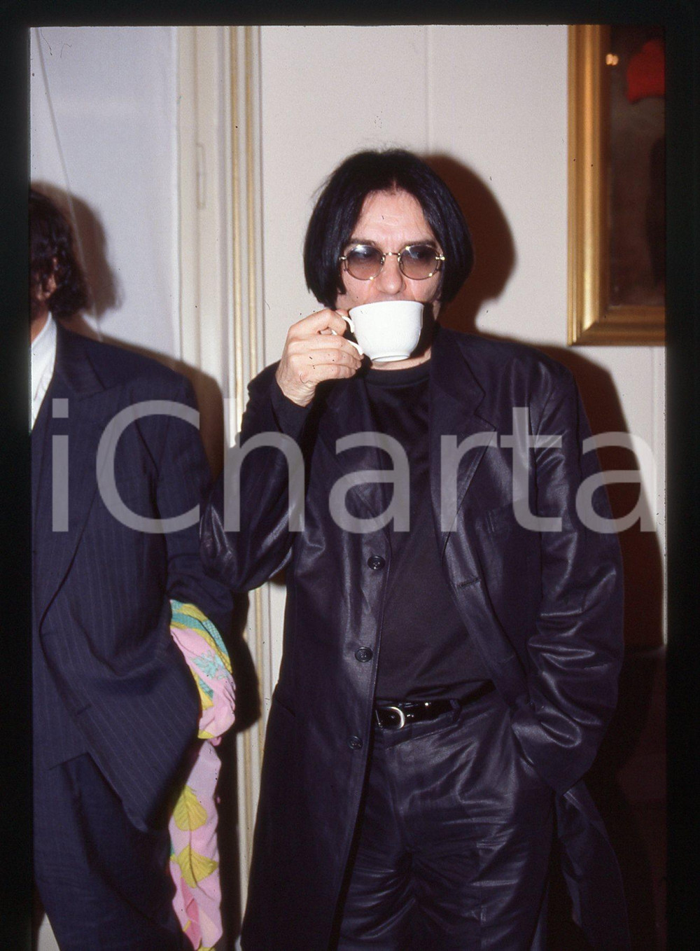 35mm vintage slide*1999 Pavarotti & Friends Renato ZERO ritratto del cantante(4)