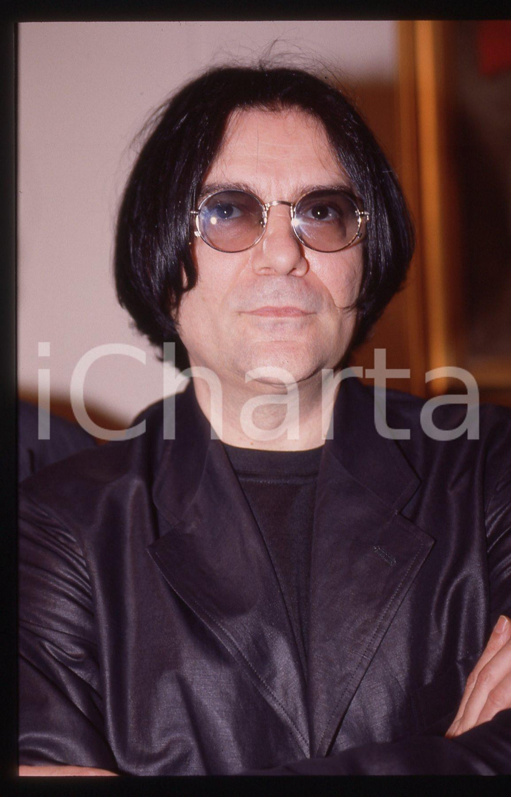 35mm vintage slide*1999 Pavarotti & Friends Renato ZERO ritratto del cantante(6)