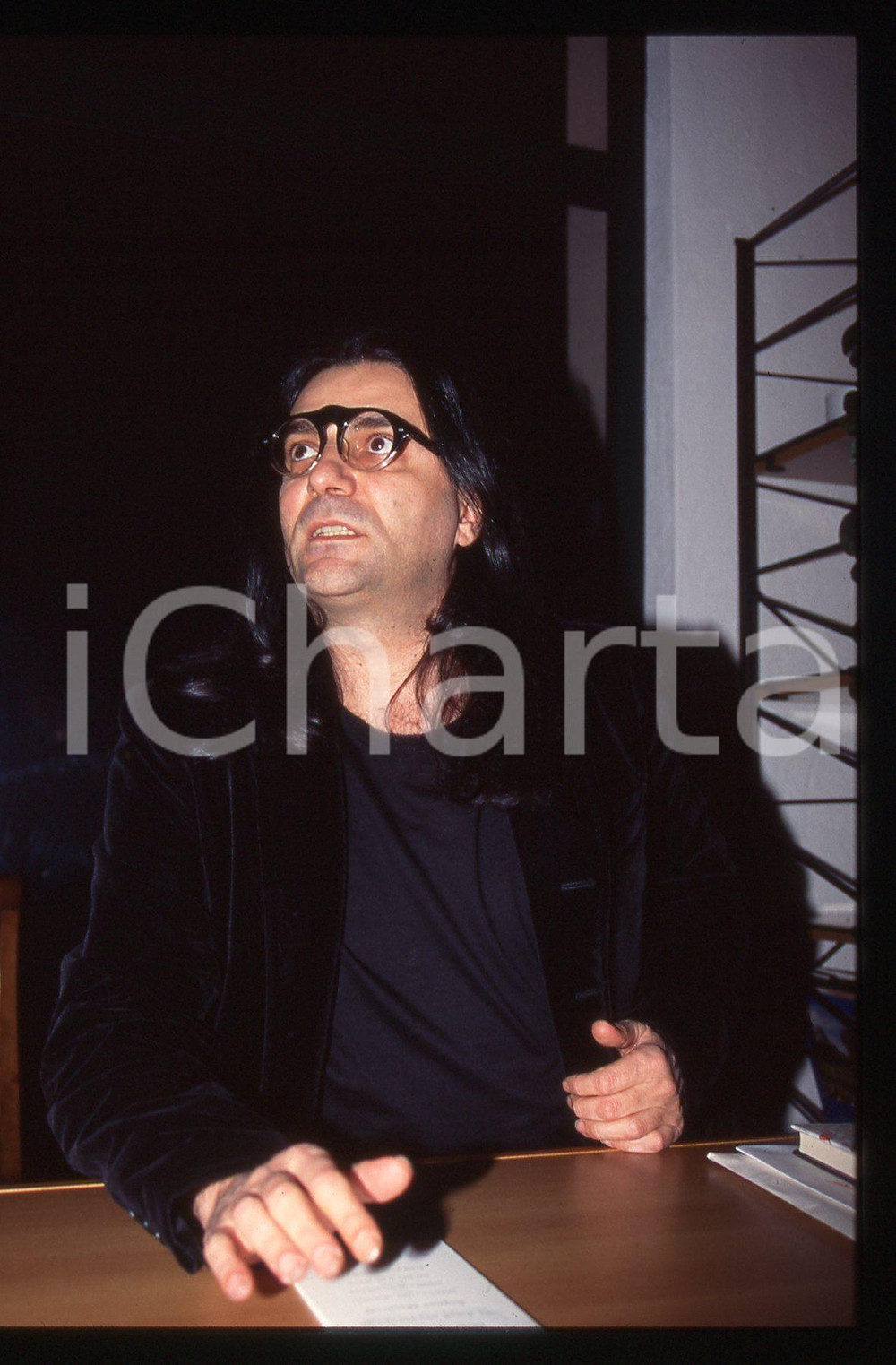 35mm vintage slide* 1995ca Milano Ritratto di Renato ZERO