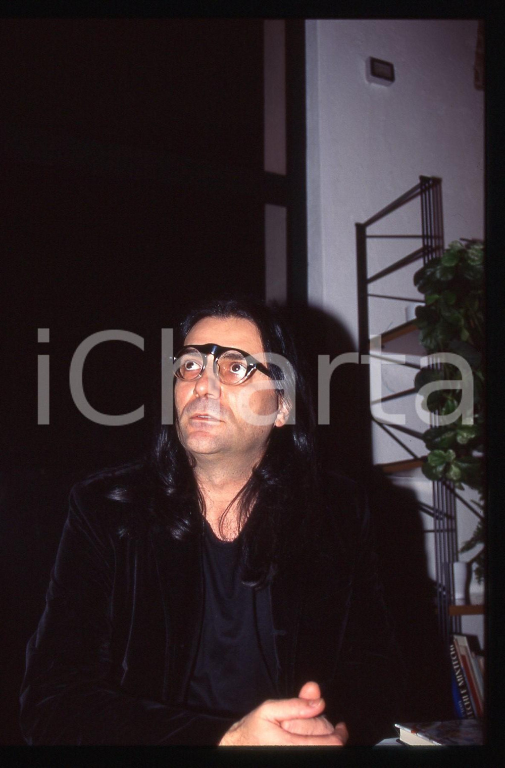 35mm vintage slide* 1995ca Milano Ritratto di Renato ZERO (2)