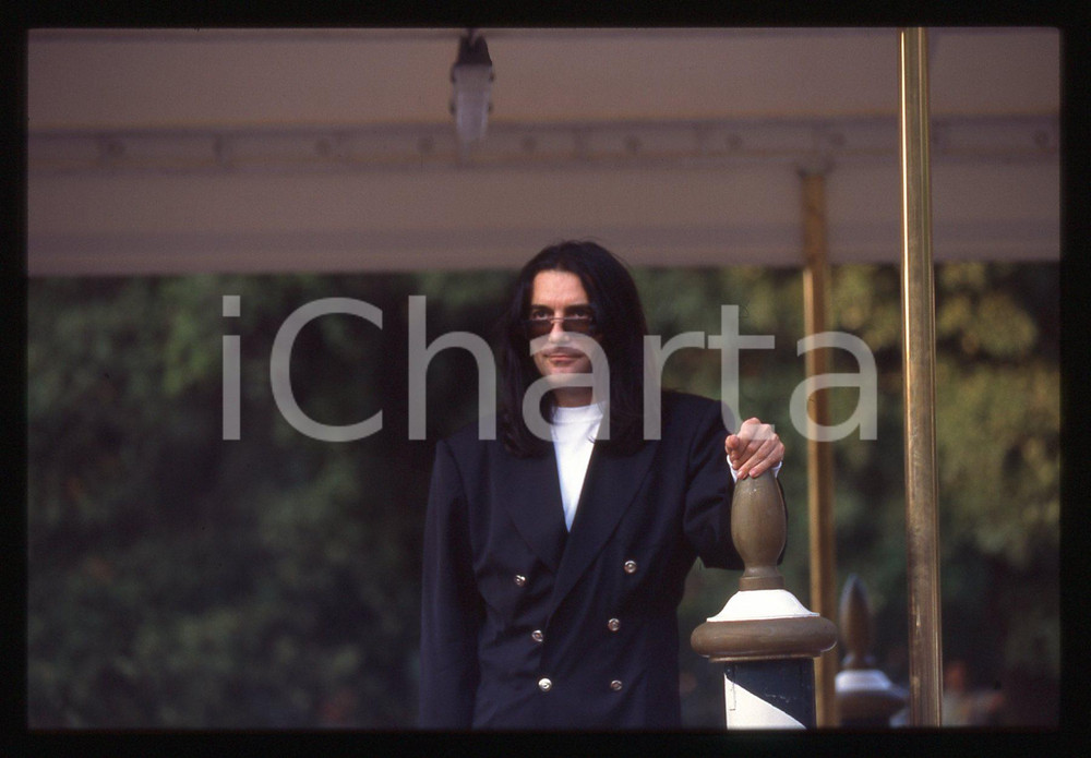 35mm vintage slide* 1994 Festival Cinema Venezia Renato ZERO ritratto (8)