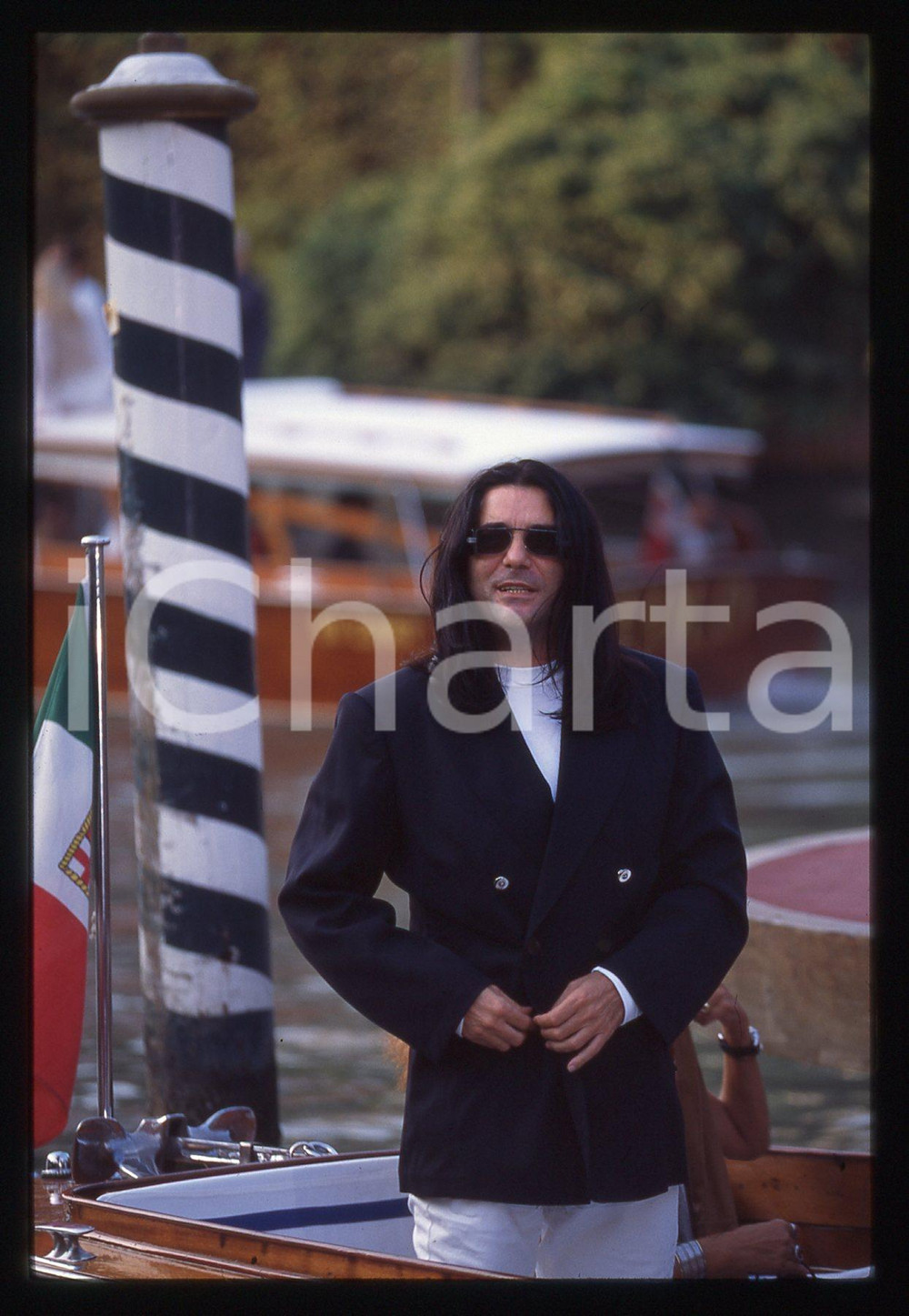 35mm vintage slide*1994 Festival Cinema Venezia Renato ZERO ritratto (3)