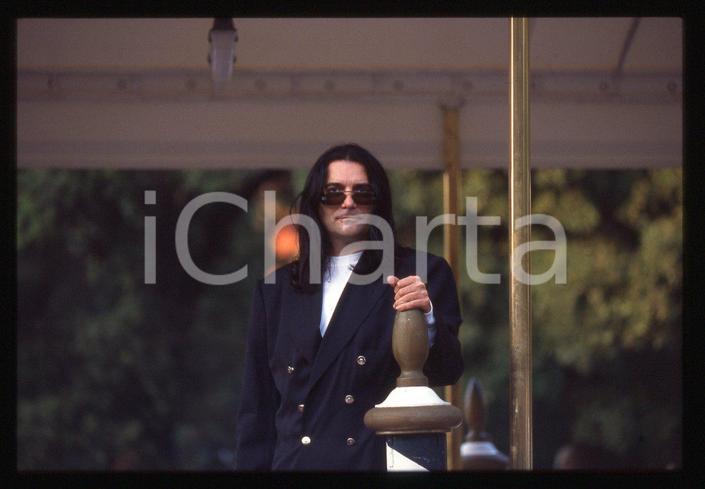 35mm vintage slide*1994 Festival Cinema Venezia Renato ZERO ritratto (6)