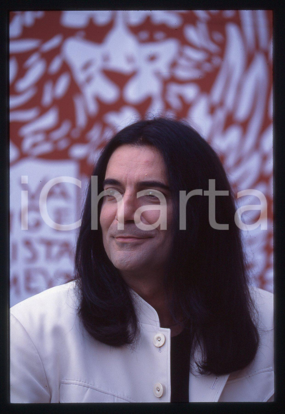 35mm vintage slide* 1994 Festival Cinema Venezia Renato ZERO ritratto (10)