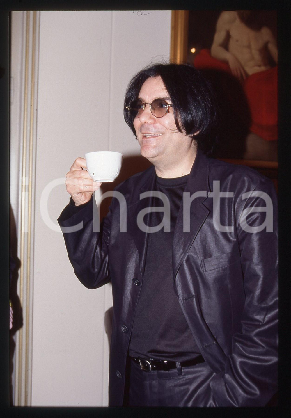 35mm vintage slide*1999 Pavarotti & Friends Renato ZERO ritratto del cantante(7)