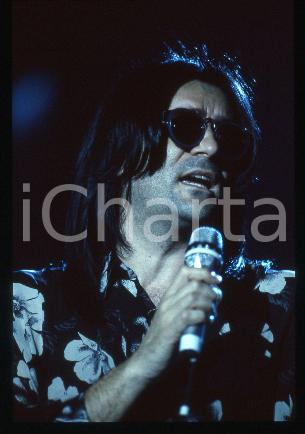 35mm vintage slide* 1990ca Renato ZERO durante un'esibizione (4)