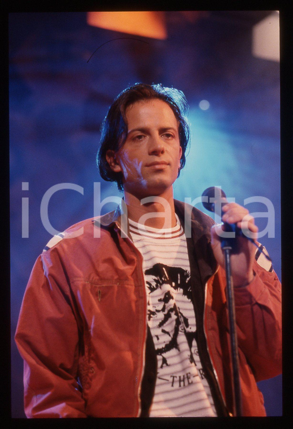 35mm vintage slide* 1990ca RAF  durante un concerto (6)