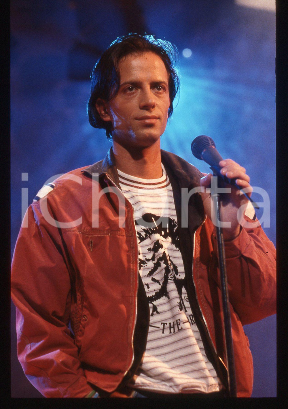 35mm vintage slide* 1990ca RAF  durante un concerto (12)