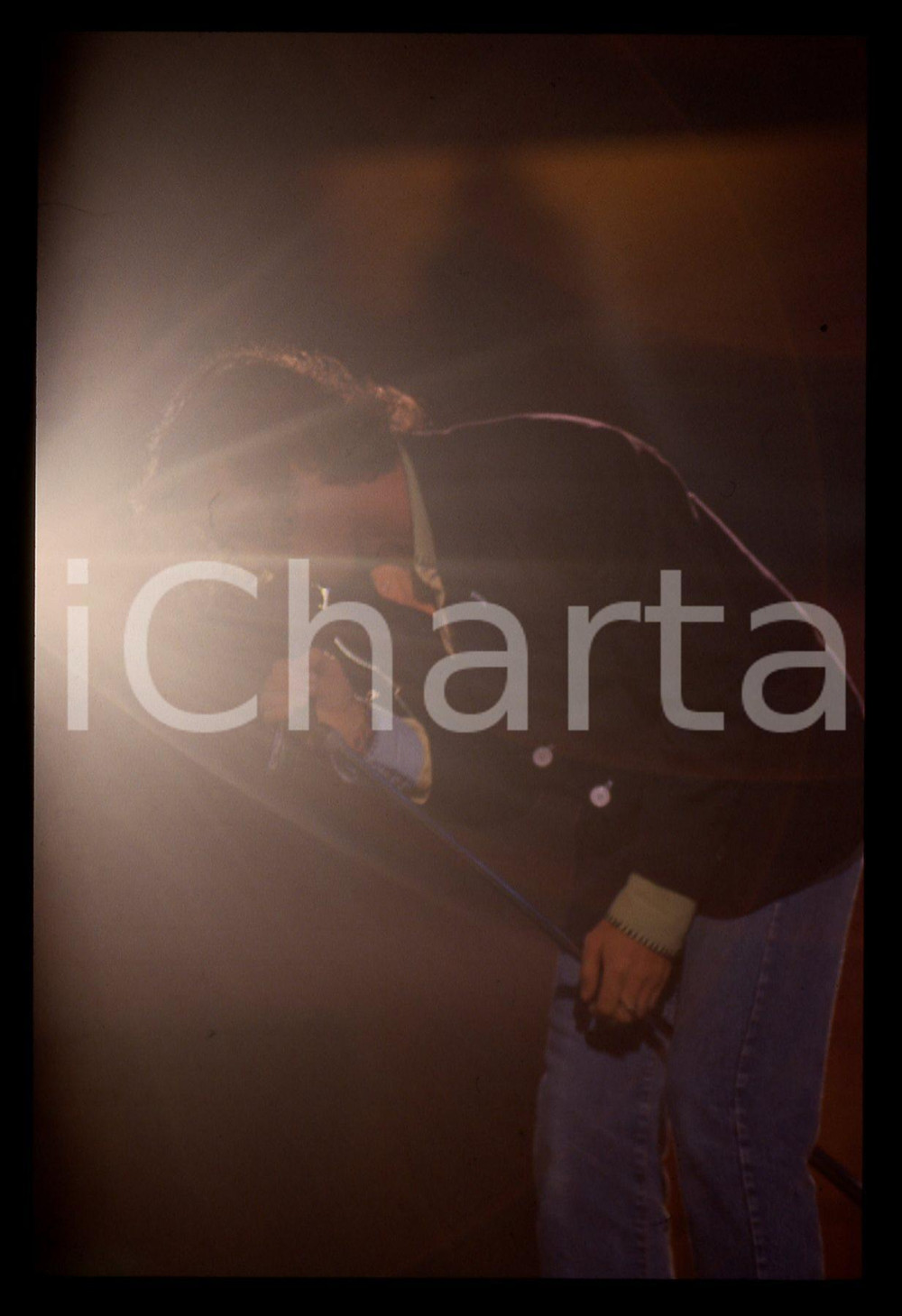 35mm vintage slide* 1988 Festival di Sanremo RAF canta "Inevitabile follia" (2)