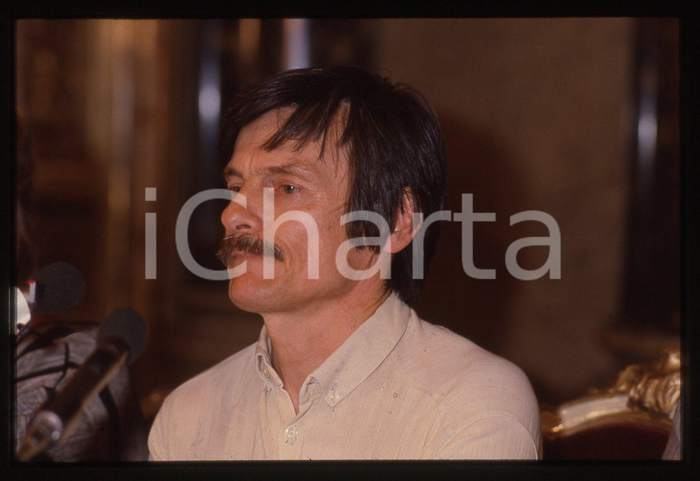 Fotografia d epoca originale 35mm vintage slide 1984 Milano il regista Andrej TARKOVSKIJ 2 1